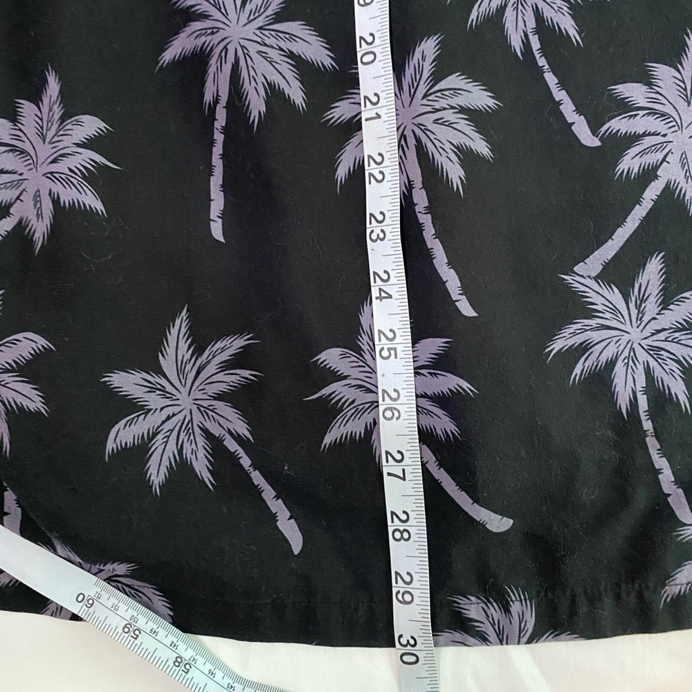 VINTAGE KY’S Hawaiian Novelty Palm Tree Woody Printed Button Up Camp Shirt 2XL - Picture 5 of 5